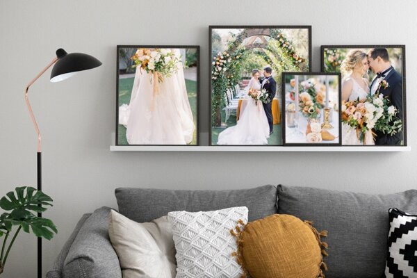 wedding photo gallery wall design tips