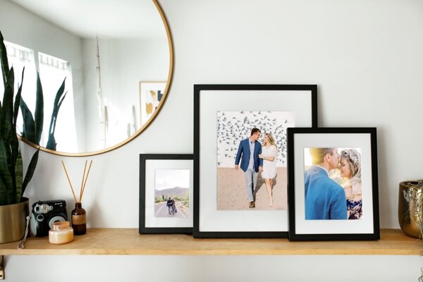 gallery wall design tips for engagement photos